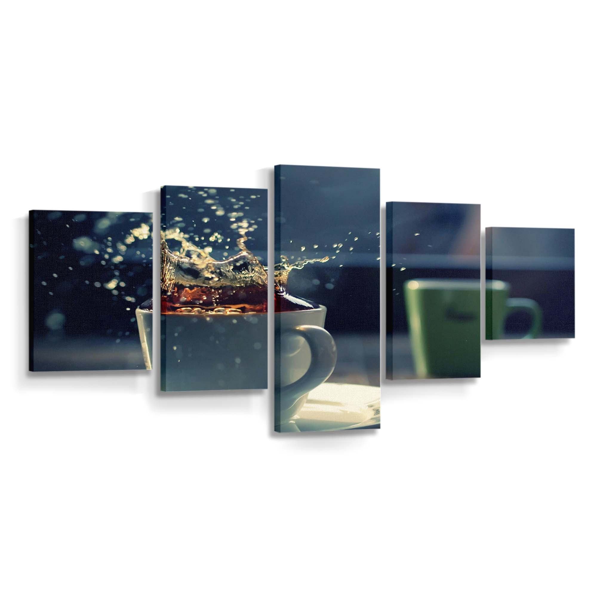 splash in a tea cup wallpaper